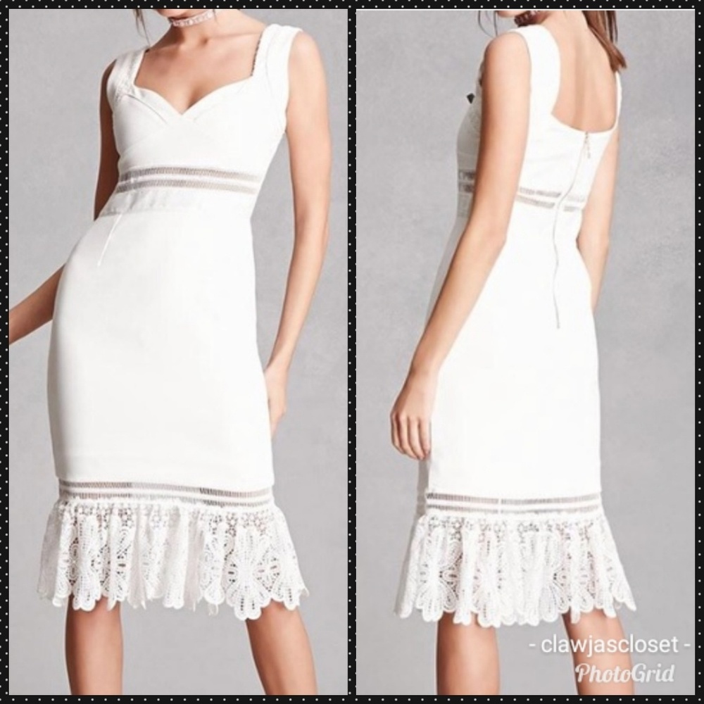 Ivory Lace Dress(Actual size is S but fits like M)